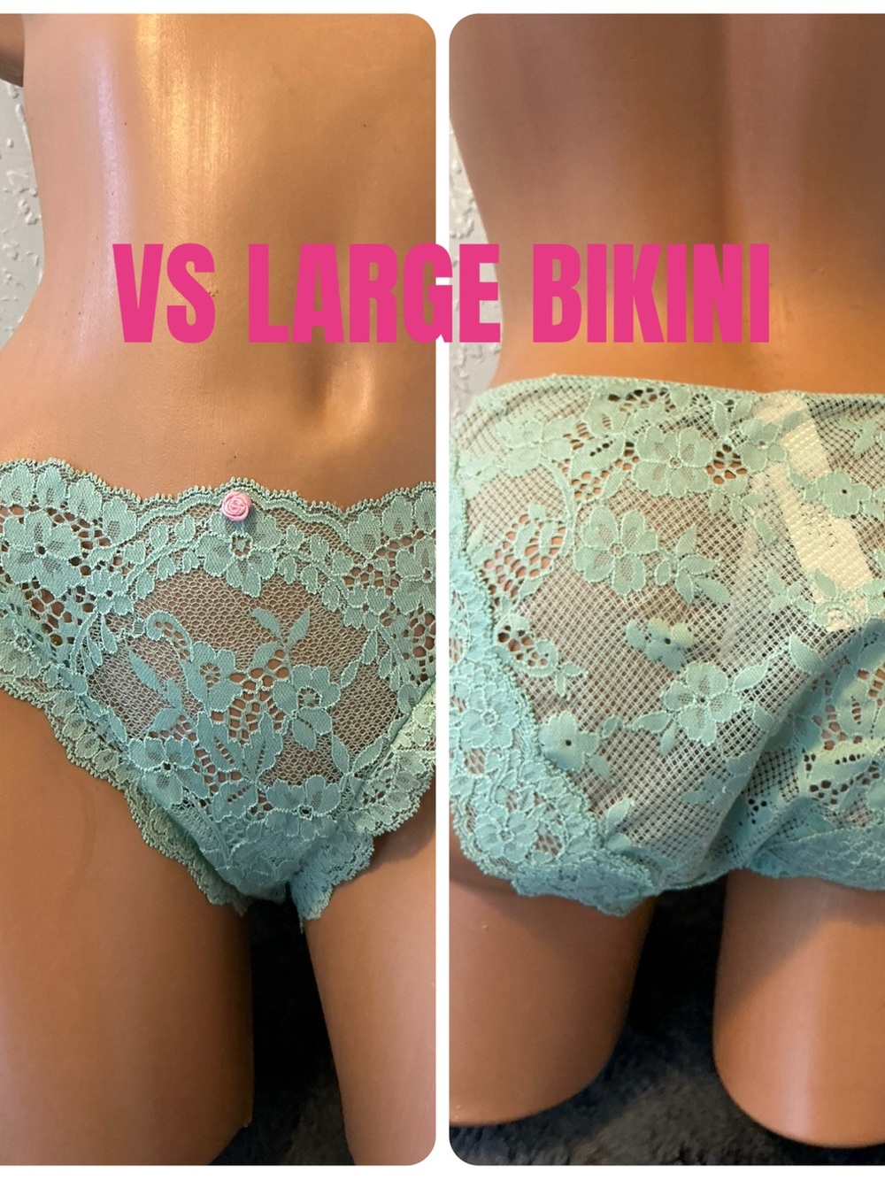 Victoria's Secret Lace Bikini Panty - Mint